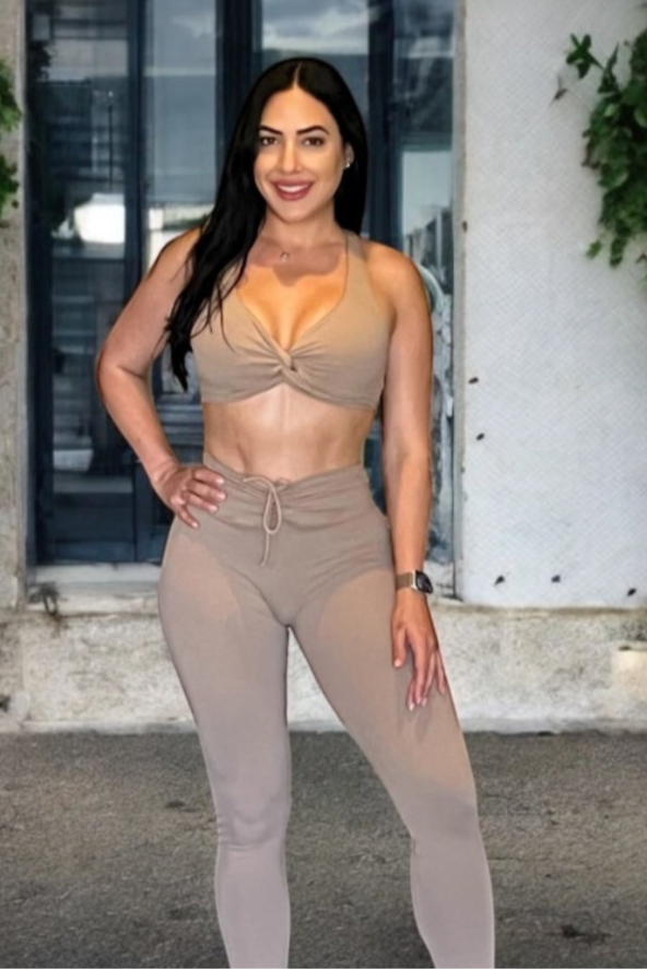 Taupe Temptress
 Dream Leggings Set