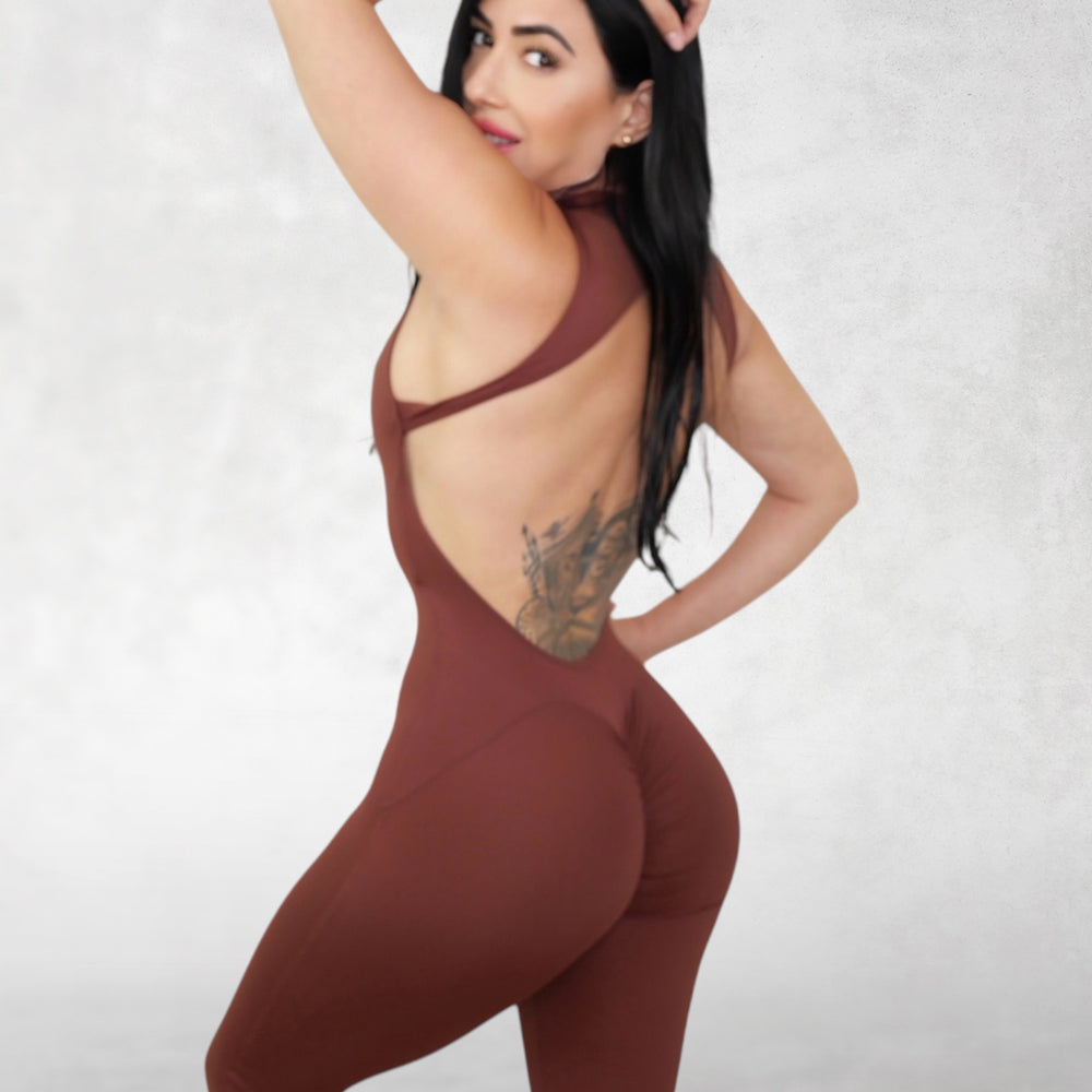 Mouse My Mocha Jumpsuit