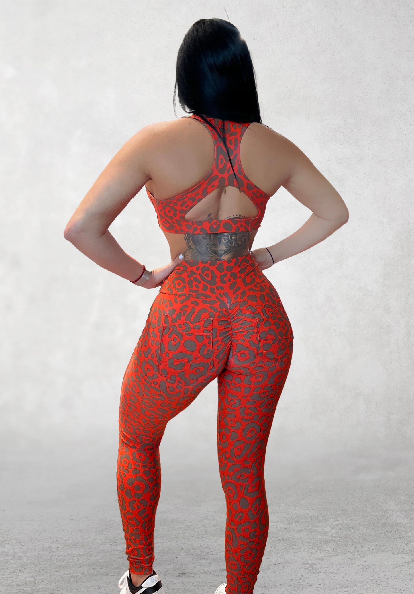 Magma Leopard Leggings Set